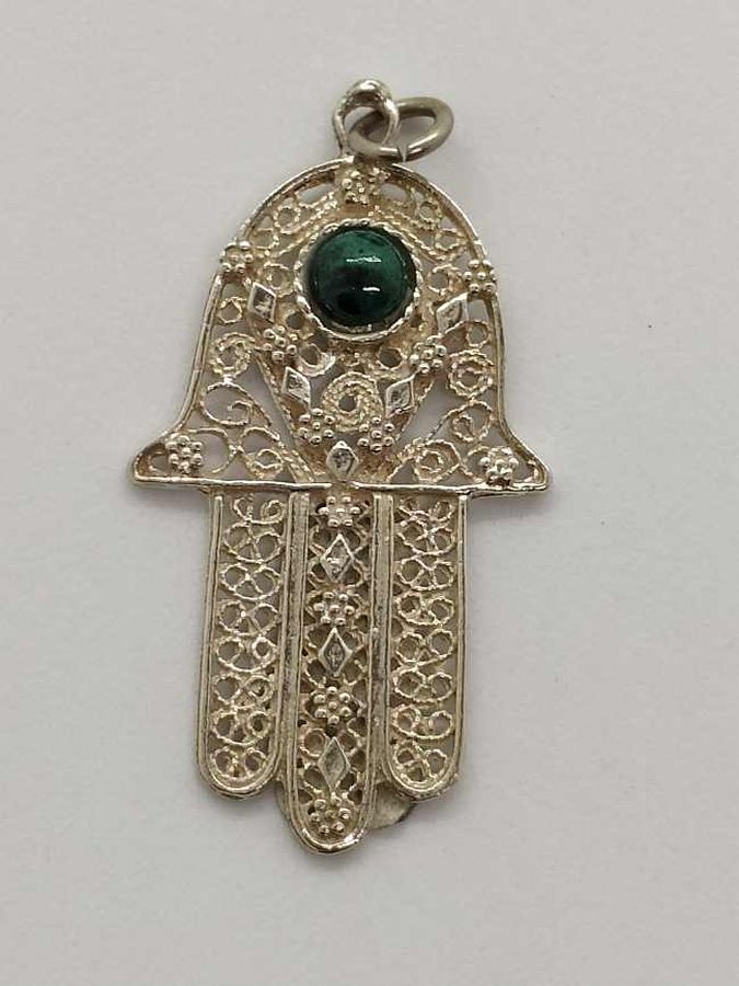Hamsa Pendant Filigree Elat - Image 3