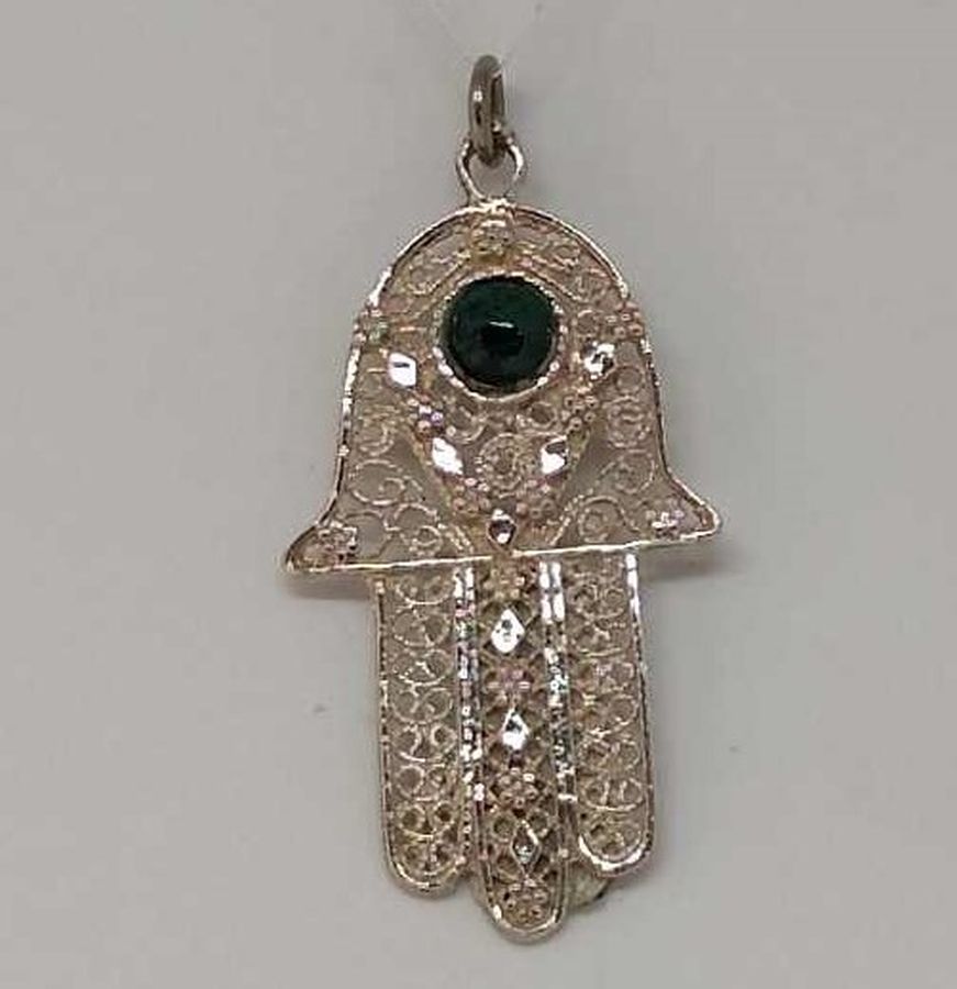 Hamsa Pendant Filigree Elat - Image 5