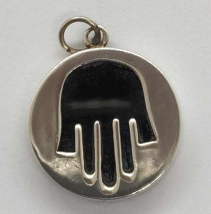 Hamsa Chamsa Pendant Onyx - Image 3