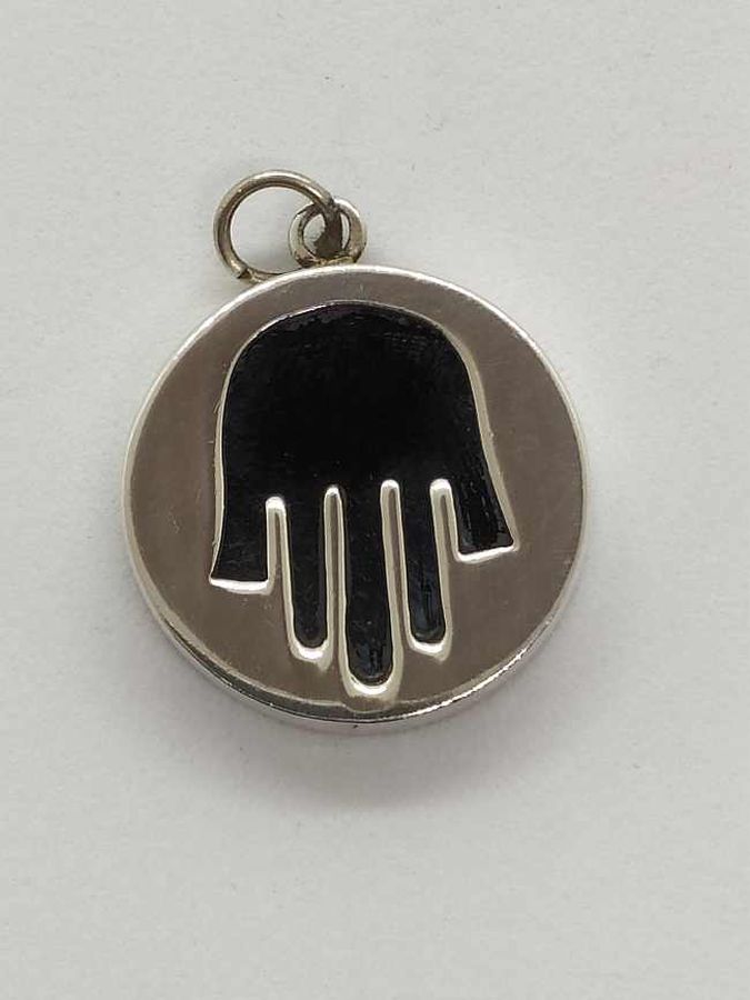 Hamsa Chamsa Pendant Onyx - Image 4