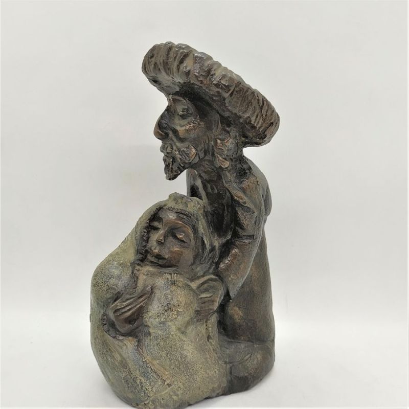 Bronze Sculpture Father Bride - Image 8