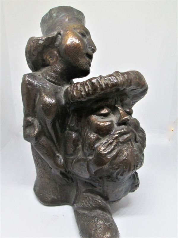 Bronze Sculpture In Laws - Image 5