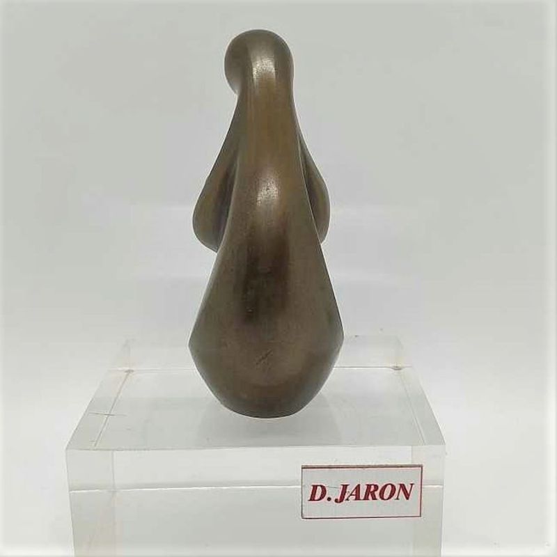 Bronze Sculpture Mother Baby - Image 6