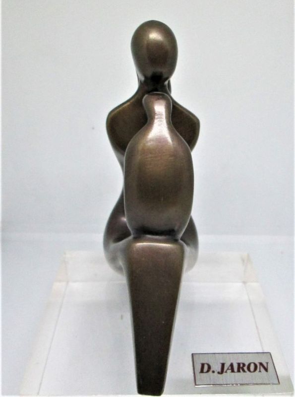 Bronze Sculpture Mother Playing - Image 9