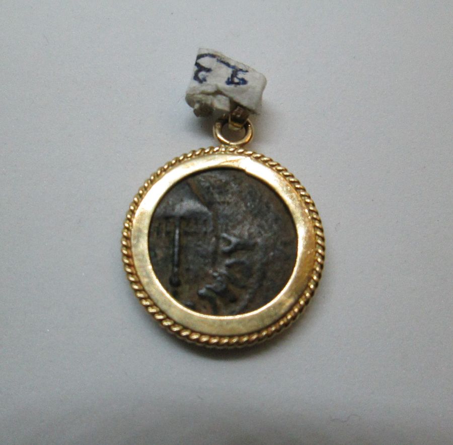 Antique coin gold pendant - Image 4
