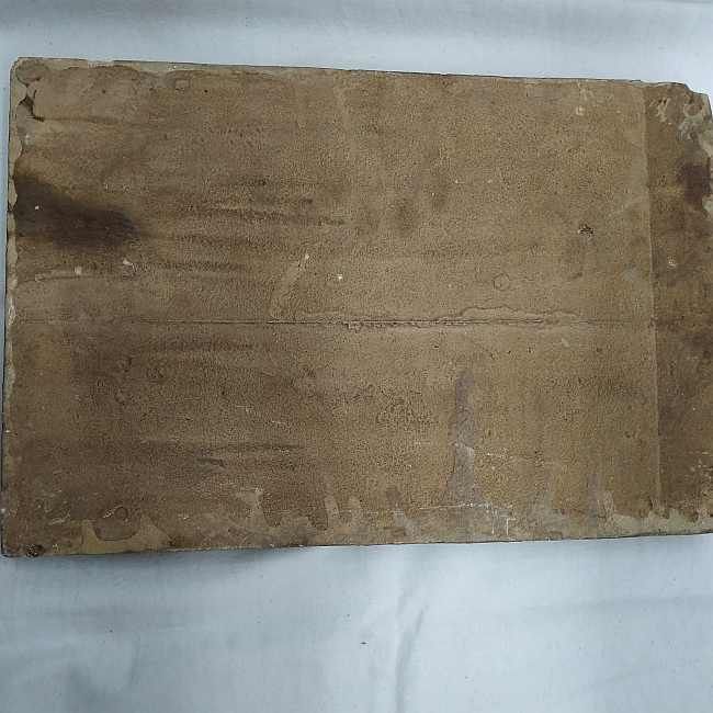 Glazed Ceramic Tile Vintage 2 Horsemen Training Falcons Competition - Image 6
