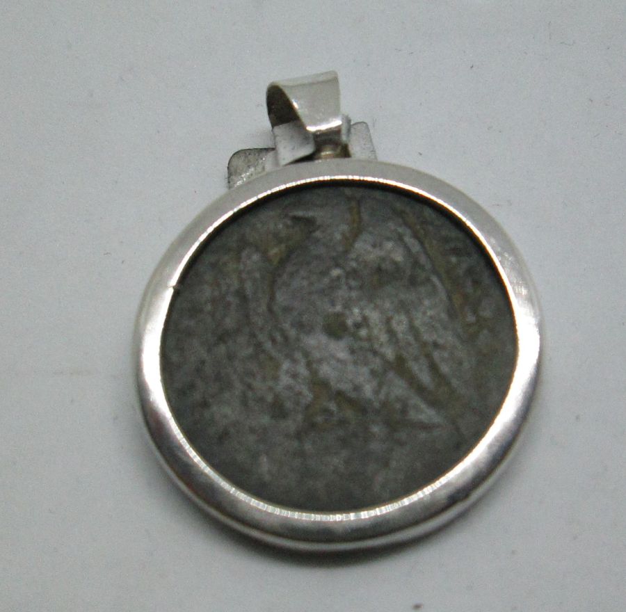 Silver Pendant Roman Eagle - Image 3