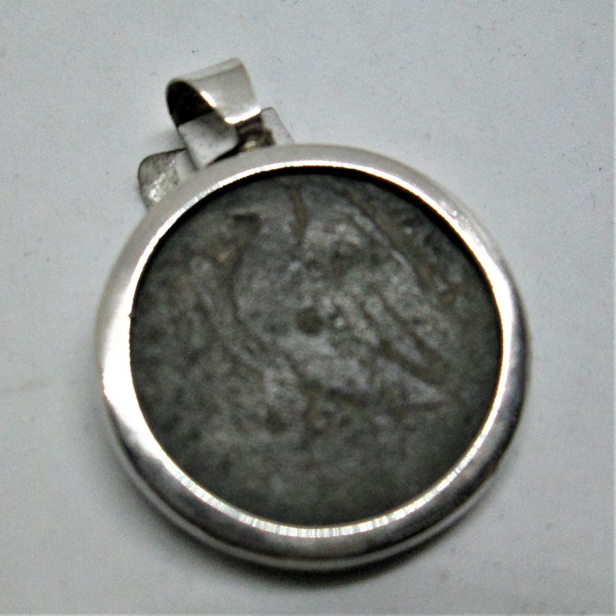Silver Pendant Roman Eagle - Image 4