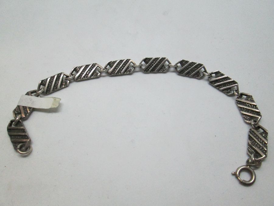 Sterling Silver Contemporary Bracelet - Image 2