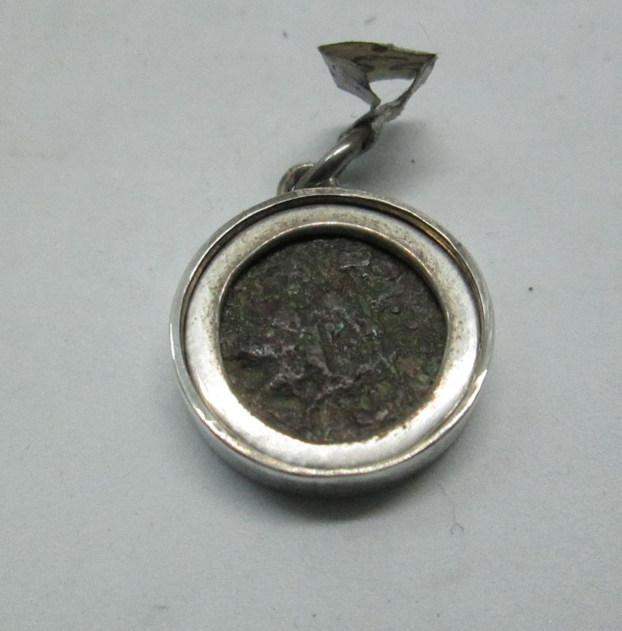 Silver Pendant Simple frame - Image 3