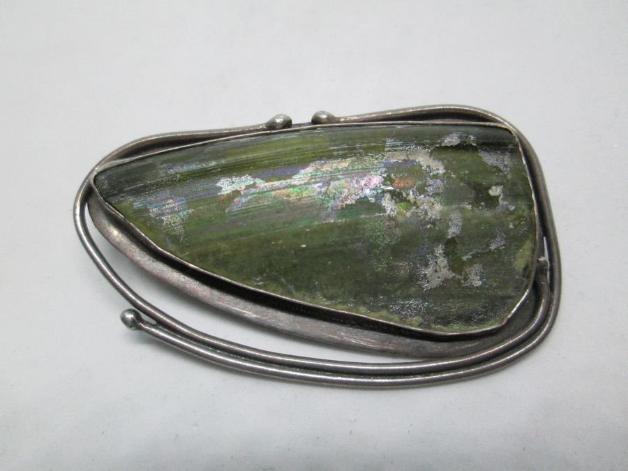 Roman Glass Brooch Pendant - Image 2