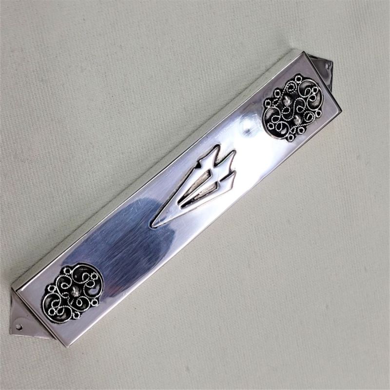Rectangular Mezuzah Sterling Silver - Image 7