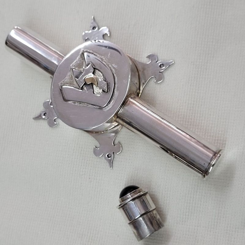 Mezuzah Sterling Silver Gold - Image 8