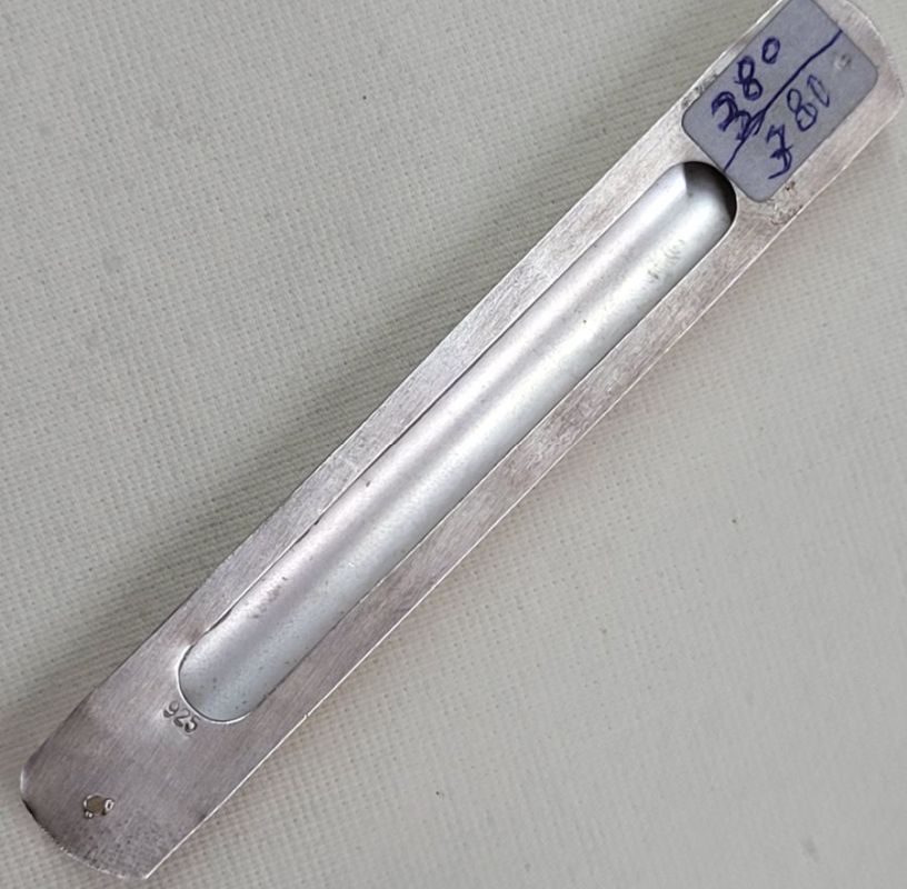 Half Rounded Mezuzah Silver - Image 5