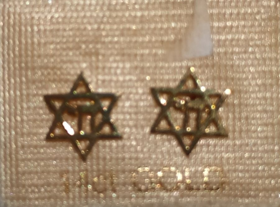 Earrings Gold Magendavid Hay - Image 4