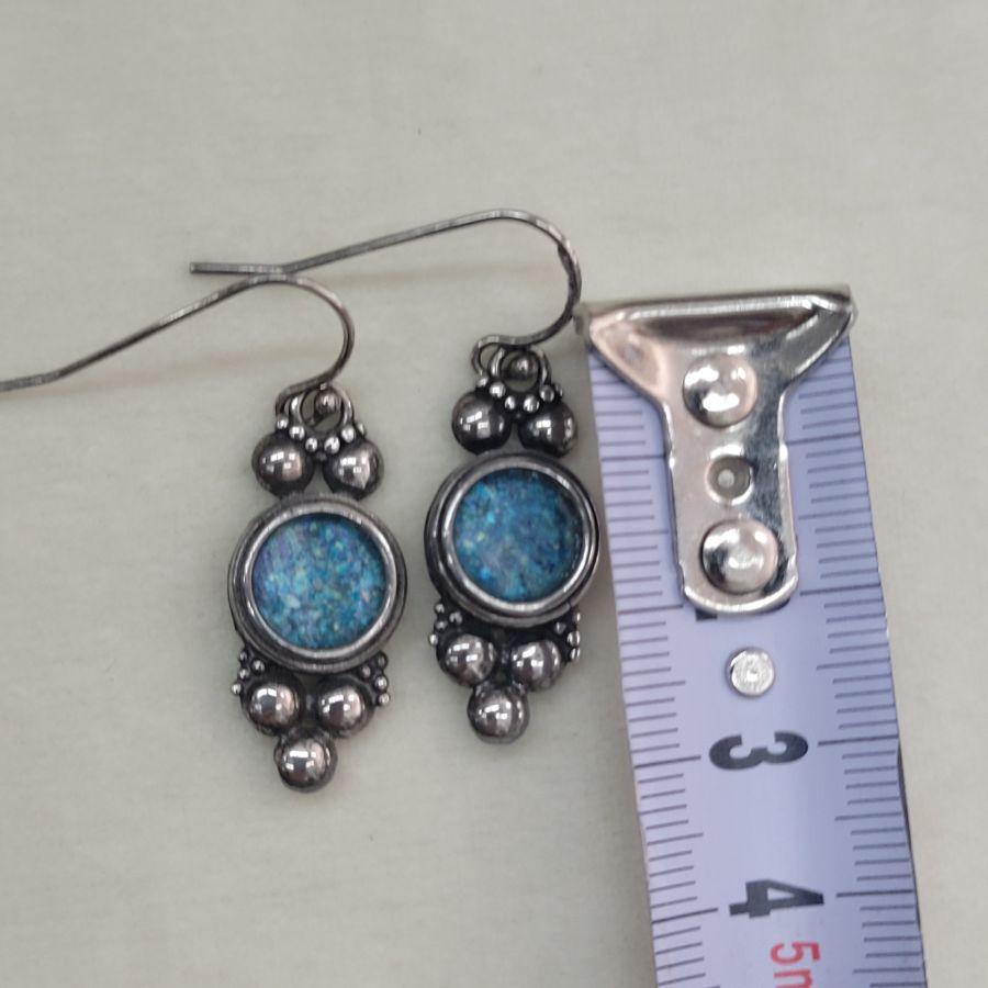 Dangling earrings Roman Glass - Image 4