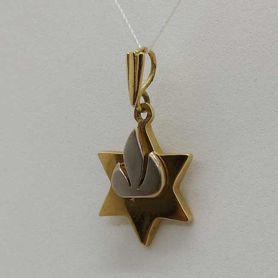 MagenDavid White Gold Shin - Image 4
