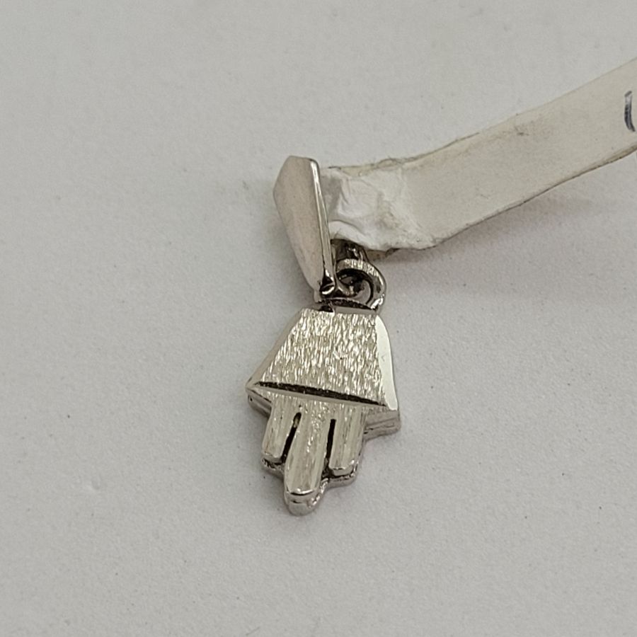 Mini Hamsa White Gold - Image 4