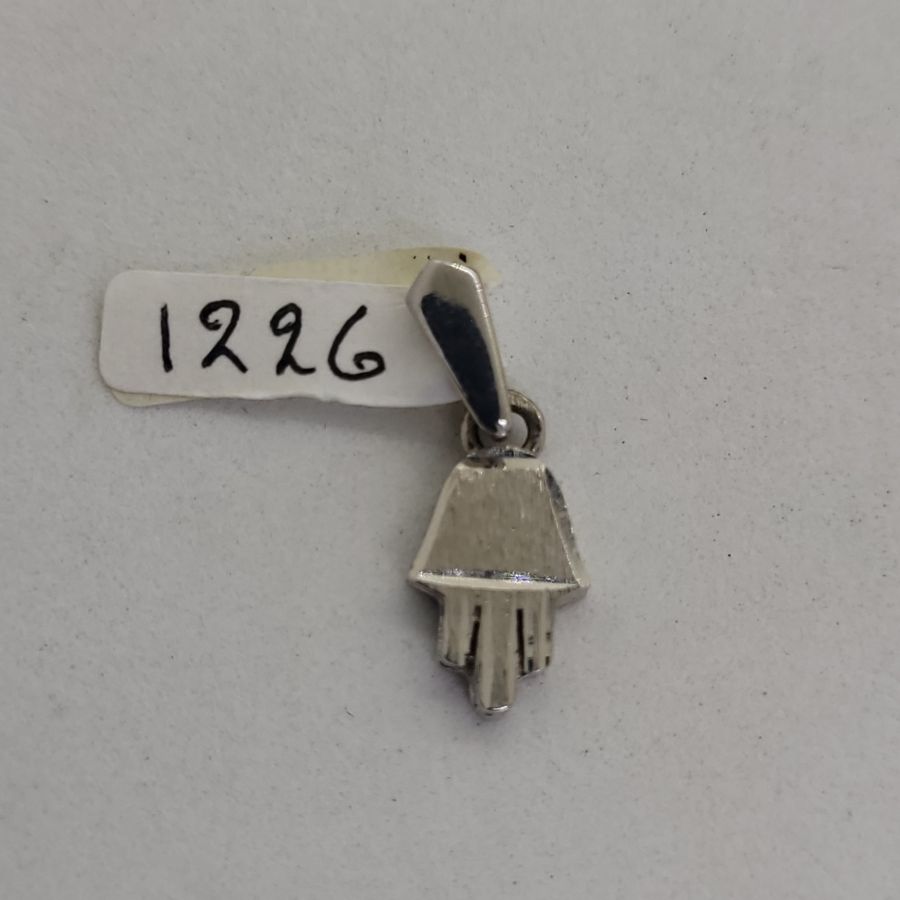 Mini Hamsa White Gold - Image 6
