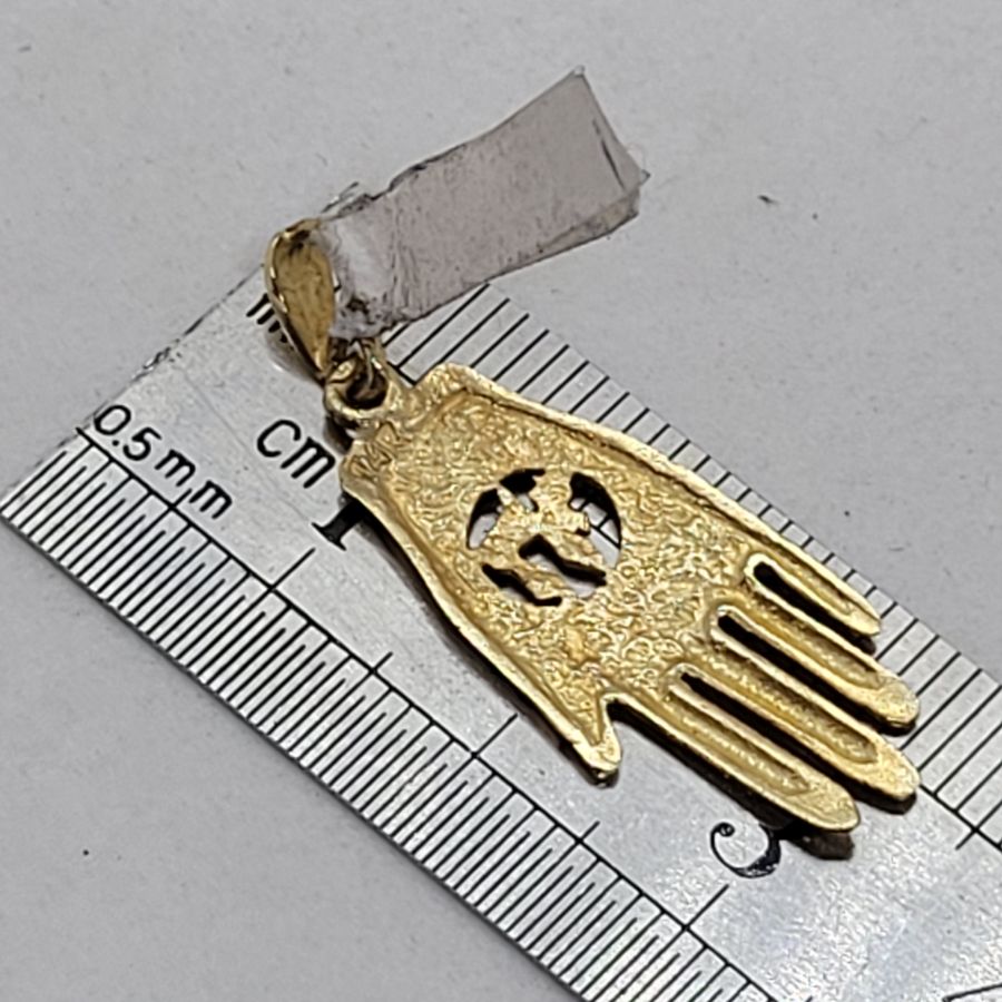 Chamsa Pendant Medium Hay* - Image 5
