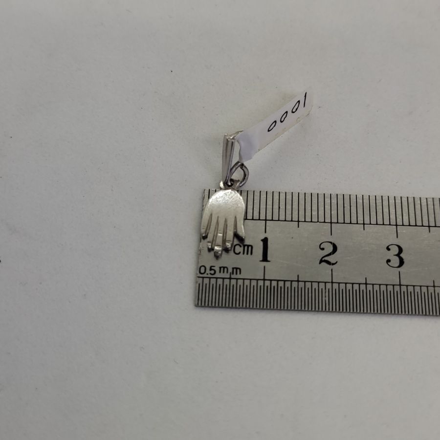 Chamsa Tiny White Gold - Image 4