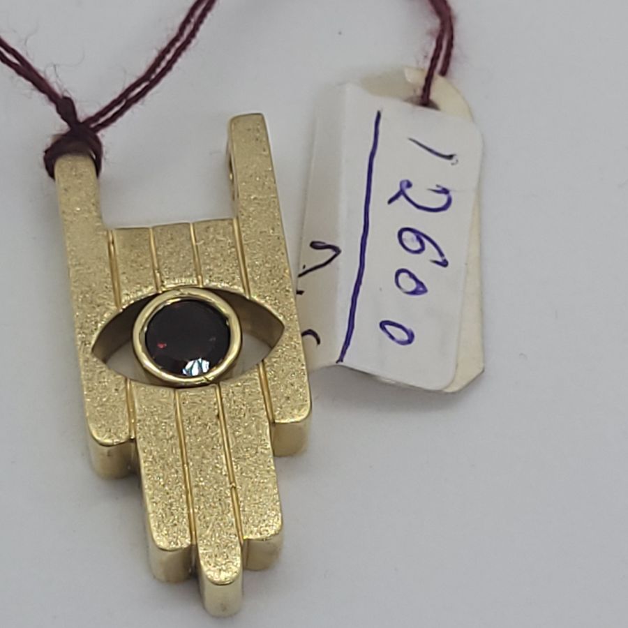 Contemporary Hamsa Huge Pendant - Image 5