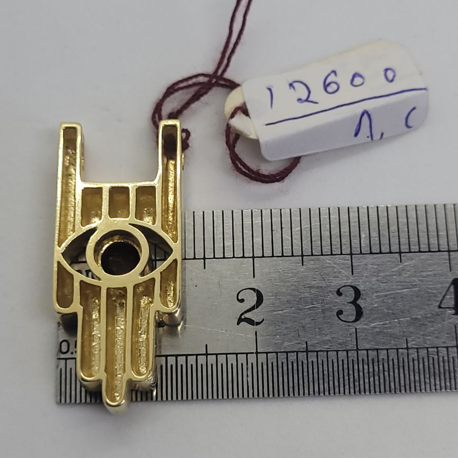 Contemporary Hamsa Huge Pendant - Image 8