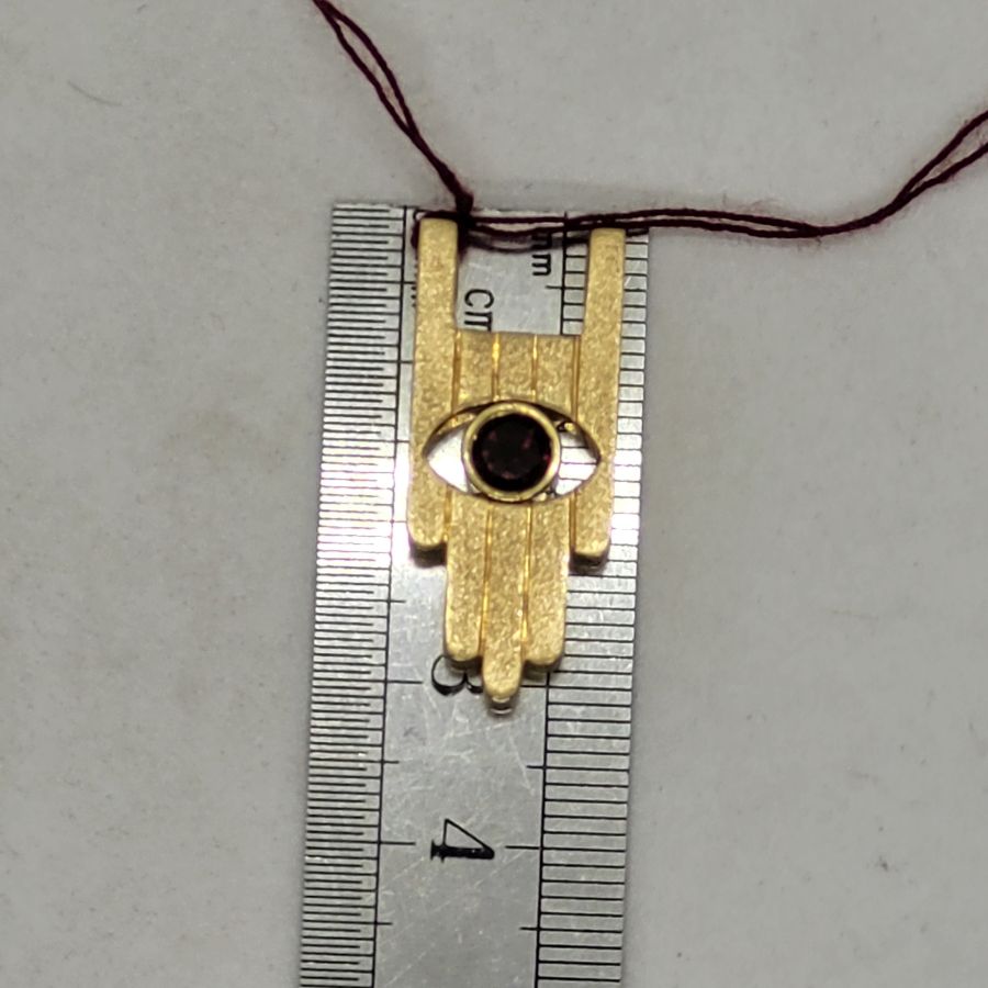 Contemporary Hamsa Huge Pendant - Image 3