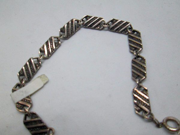 Sterling Silver Contemporary Bracelet