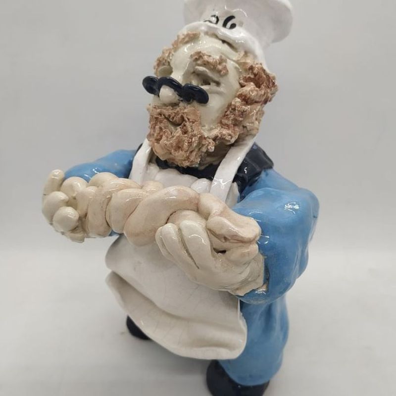 Ceramic Sculpture Baker Rabbi - Image 13