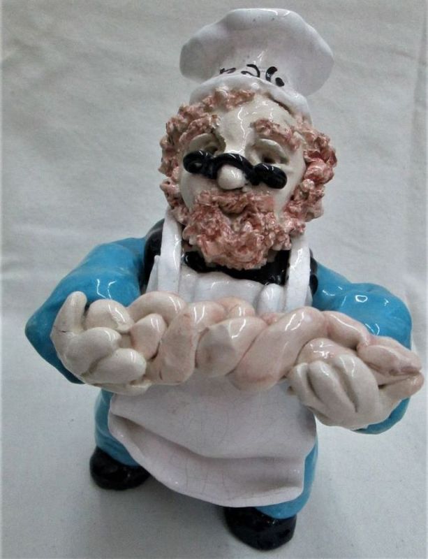 Ceramic Sculpture Baker Rabbi - Image 3