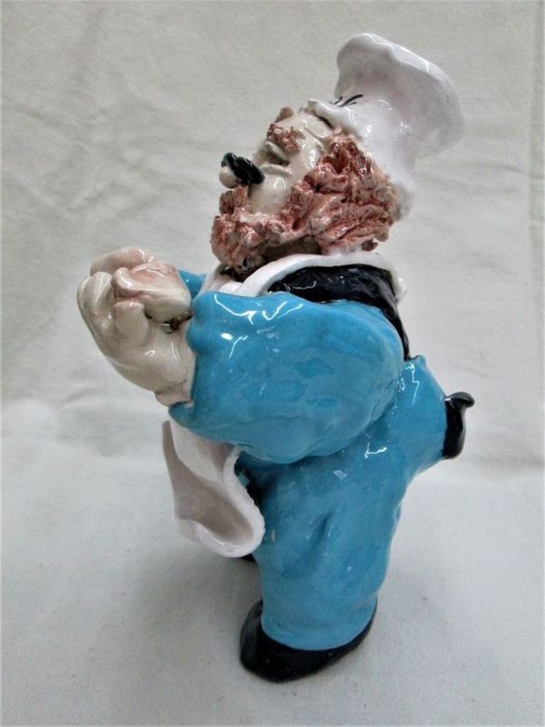 Ceramic Sculpture Baker Rabbi - Image 5