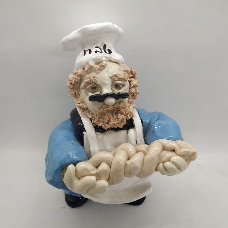 Ceramic Sculpture Baker Rabbi - Image 8