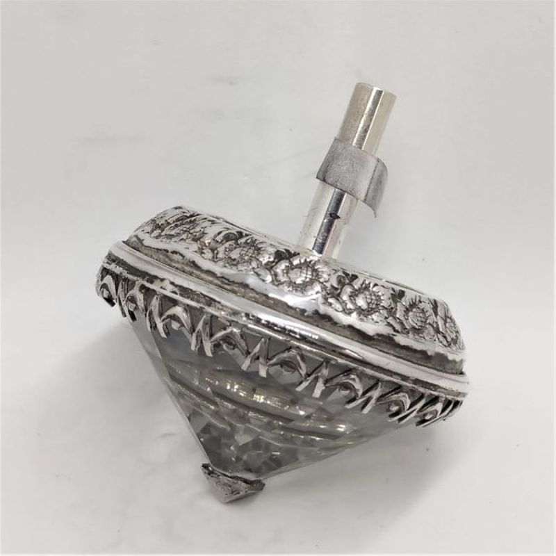 Dreidel Sevivon Silver Crystal - Image 5
