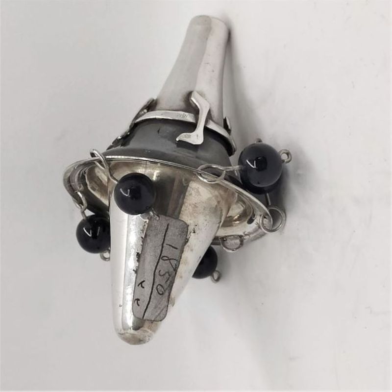 Chanukah contemporary dreidel silver - Image 6