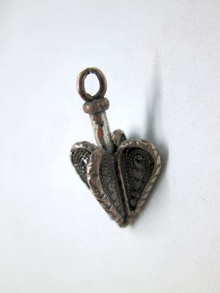 Dreidel Silver Filigree Miniature - Image 2