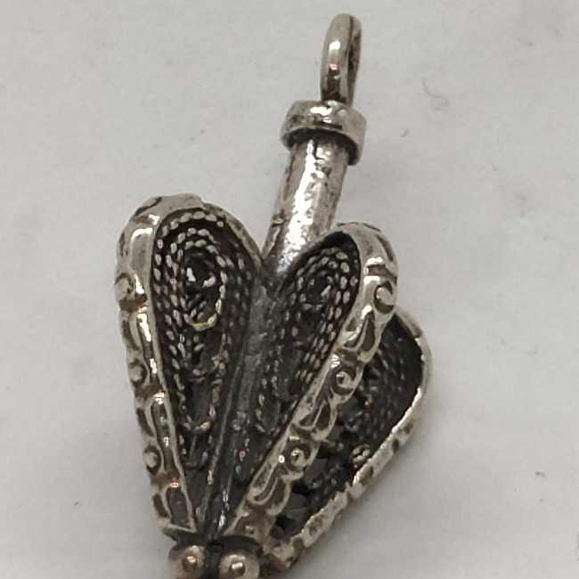 Dreidel Silver Filigree Miniature - Image 4