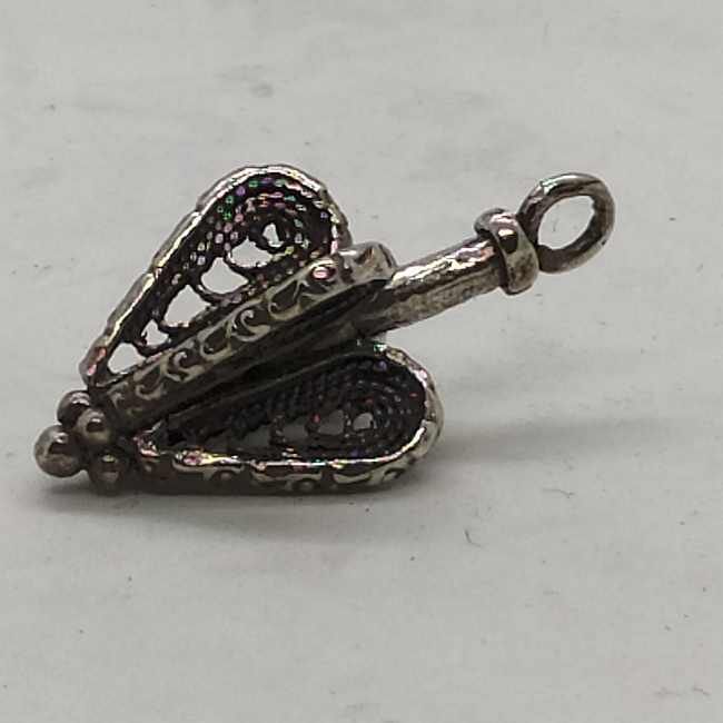 Dreidel Silver Filigree Miniature - Image 9