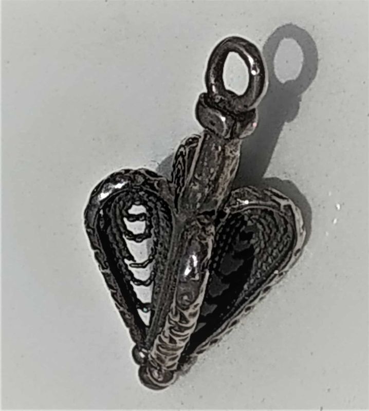 Dreidel Silver Filigree Miniature - Image 8