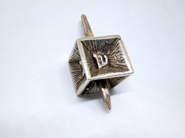 Dreidel Solid Silver Bier