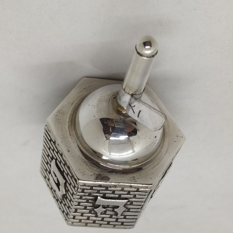 Dreidel Silver Hexagon Kotel - Image 3