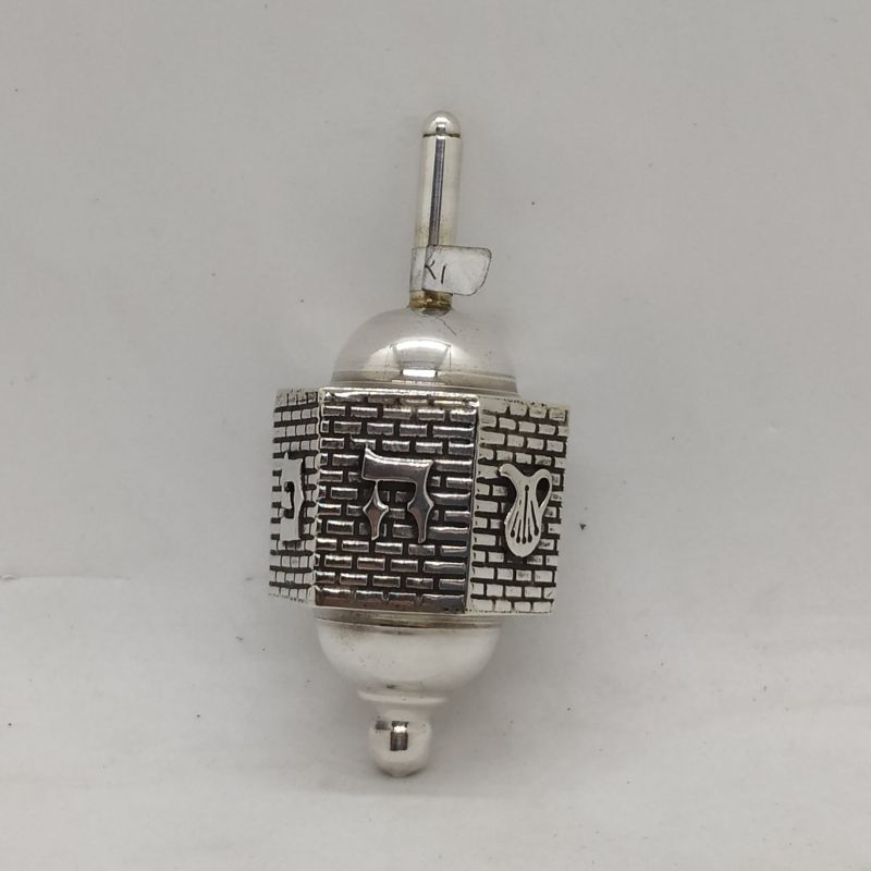 Dreidel Silver Hexagon Kotel - Image 5