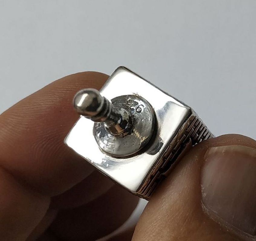 Hanukah Dreidel Silver Kotel - Image 12