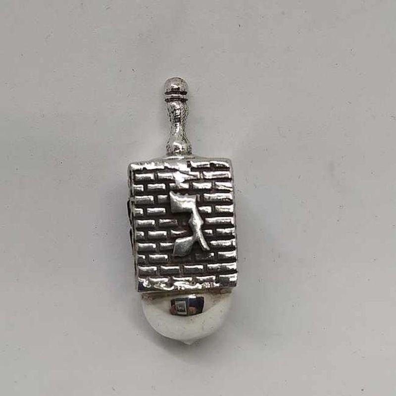 Hanukah Dreidel Silver Kotel - Image 8