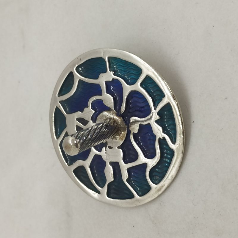 Hanukah Dreidel Enameled Blue - Image 8