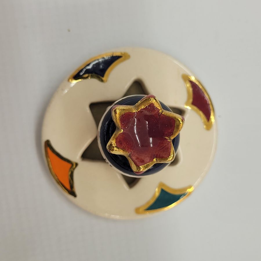 Hanukah Dreidel Ceramic Pomegranate - Image 5
