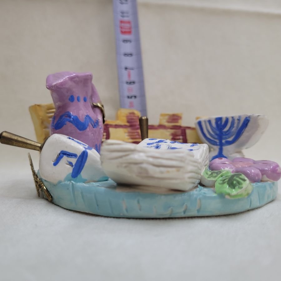 Hanukah Dreidel Ceramic Set - Image 4