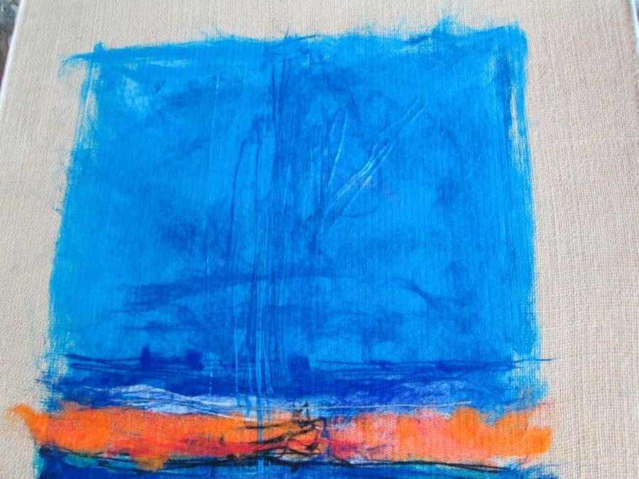 Abstract Soft Art Blue - Image 5