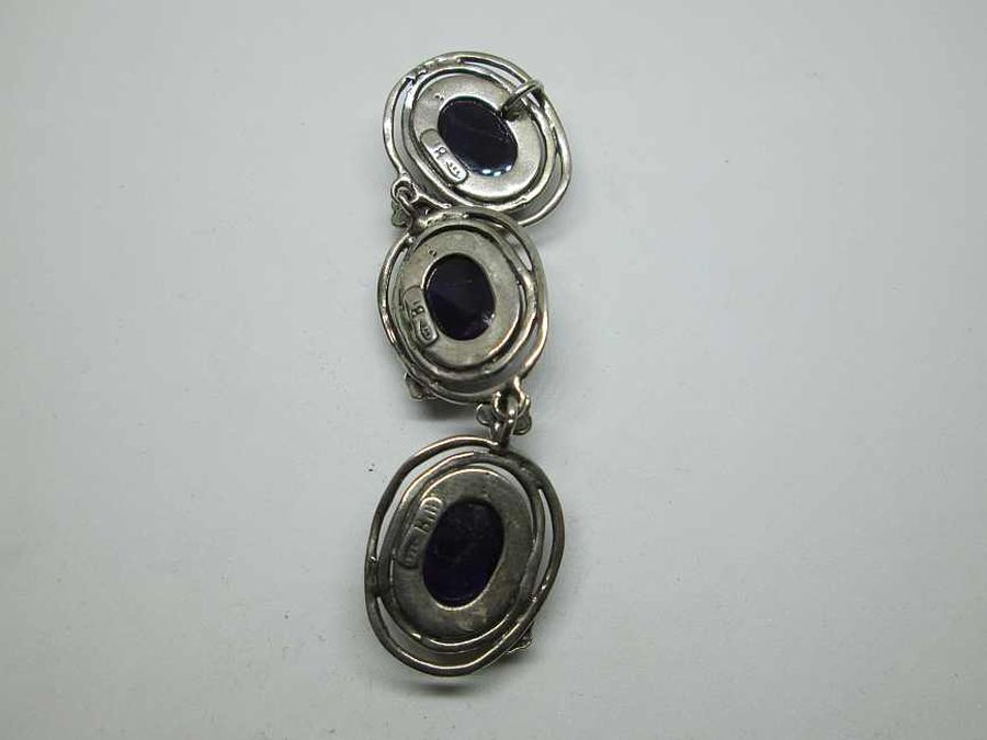 Contemporary Amethyst Stones Pendant - Image 3