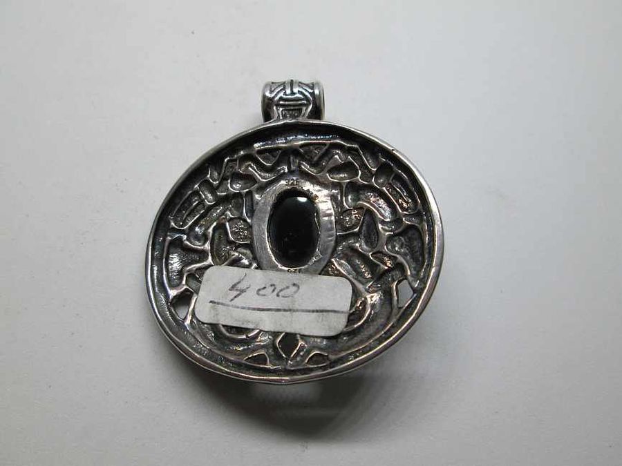 Silver Pendant Black Onyx - Image 3